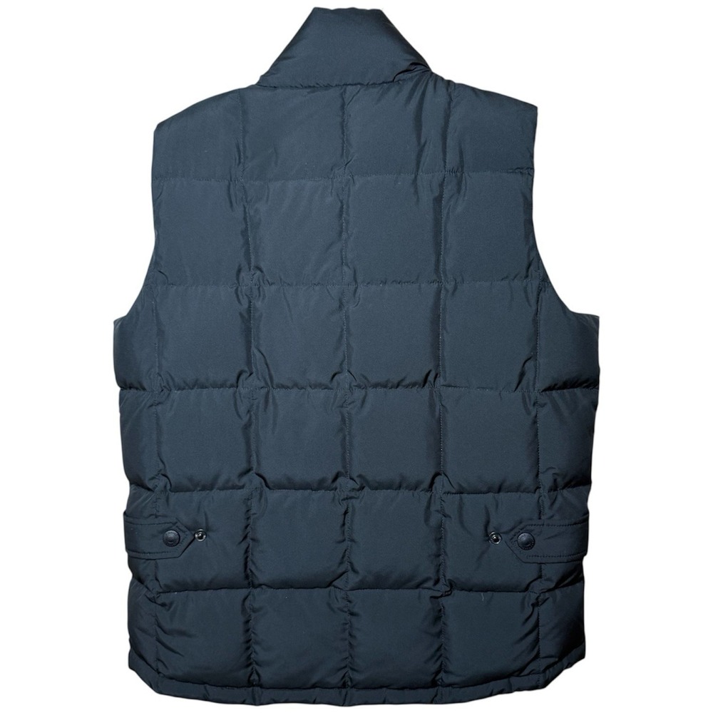 Eddie Bauer Puffer Vest Mens Black Weather Edge Goose Down Jacket Gorpcore